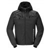 Geaca din textil SPIDI HOODIE EVO SPORT BLACK