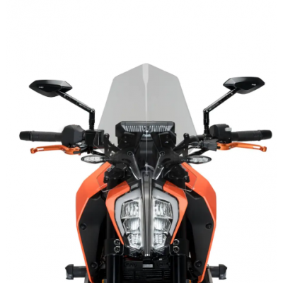 Parbriz PUIG NEW GENERATION SPORT KTM 125/390 DUKE 17-23 SMOKE Parbriz PUIG NEW GENERATION SPORT KTM 125/390 DUKE 17-23 SMOKE