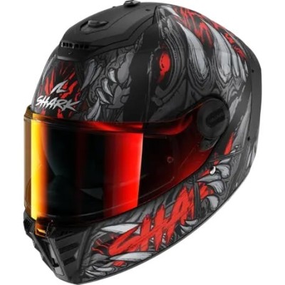 Casca SHARK SPARTAN RS SHAYTAN MATT BLACK/RED Casca SHARK SPARTAN RS SHAYTAN MATT BLACK/RED
