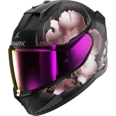 Casca SHARK D-SKWAL 3 LADY MAYFER MATT LIGHT PINK/BLACK Casca SHARK D-SKWAL 3 LADY MAYFER MATT LIGHT PINK/BLACK
