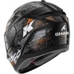Casca SHARK RIDILL 2 MOLOKAI GLOSS BLACK/GRAY/ORANGE thumb