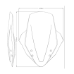Parbriz PUIG TOURING HONDA NT1100 22-23 CLEAR thumb
