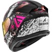  Casca SHARK SKWAL i3 HELLCAT MATT BLACK/WHITE/PINK thumb