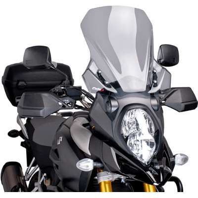 PUIG TOURING SUZUKI DL1000 V-STROM 14-19, DL1000XT V-STROM 17-19 SMOKE PUIG TOURING SUZUKI DL1000 V-STROM 14-19, DL1000XT V-STROM 17-19 SMOKE