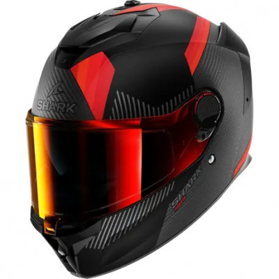 Casca SHARK SPARTAN GT PRO DOKHTA CARBON MATT BLACK/RED Casca SHARK SPARTAN GT PRO DOKHTA CARBON MATT BLACK/RED