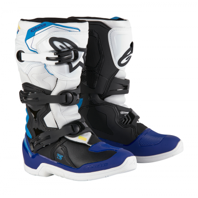 Cizme motocross pentru copii ALPINESTARS Tech 3S YTH WT/BK/B
