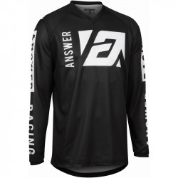 Bluza motocross ANSWER A22 Syncron Merge- BLACK/WHITE