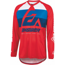 Bluza motocross ANSWER Syncron CC Jersey- RED/WHITE/BLUE