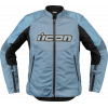 Geaca moto pentru femei ICON Women's Overlord3 CE BLUE