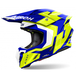 Casca motocross AIROH TWIST 3 DIZZY BLUE/YELLOW GLOSS Casca motocross AIROH TWIST 3 DIZZY BLUE/YELLOW GLOSS
