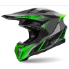Casca motocross AIROH TWIST 3 SHARD GREEN GLOSS