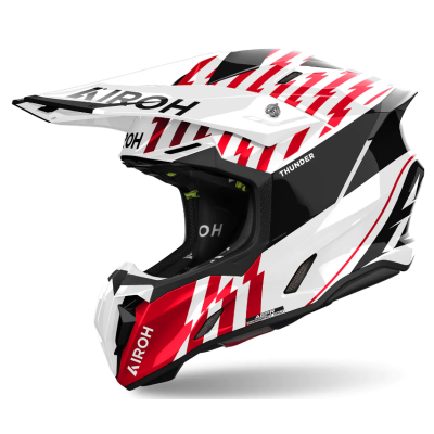 Casca motocross AIROH TWIST 3 THUNDER RED GLOSS
