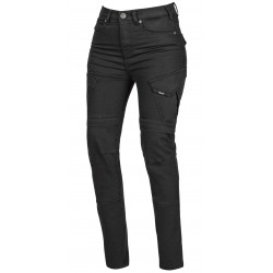 Blugi moto pentru femei SECA SQUADRON LADY BLACK
