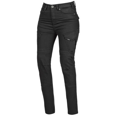 Blugi moto pentru femei SECA SQUADRON LADY BLACK