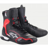 Ghete moto ALPINESTARS SUPER FASTER BLACK/RED
