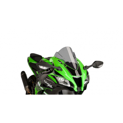 Parbriz  PUIG Z-RACING KAWASAKI ZX-10R 16-20, ZX-10RR 17-20 SMOKE