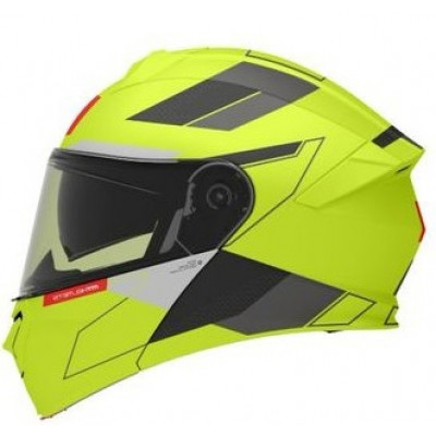 Casca flip-up MT GENESIS TALO C3 MATT YELLOW FLUO