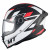 Casca MT STINGER 2 ZIVZE B5 MATT BLACK/WHITE/RED thumb