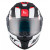Casca MT STINGER 2 ZIVZE B5 MATT BLACK/WHITE/RED thumb