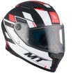 Casca MT STINGER 2 ZIVZE B5 MATT BLACK/WHITE/RED thumb