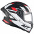 Casca MT STINGER 2 ZIVZE B5 MATT BLACK/WHITE/RED thumb