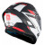 Casca MT STINGER 2 ZIVZE B5 MATT BLACK/WHITE/RED thumb