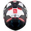 Casca MT STINGER 2 ZIVZE B5 MATT BLACK/WHITE/RED thumb