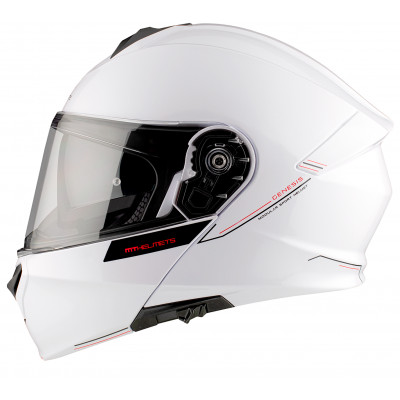 Casca flip-up MT GENESIS A0 GLOSS WHITE