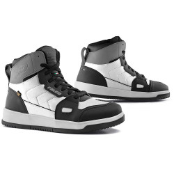 Ghete moto dame FALCO HARLEM BLACK/WHITE Ghete moto dame FALCO HARLEM BLACK/WHITE