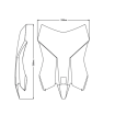 PUIG parbriz moto TOURING KTM 250 ADVENTURE 21, 390 ADVENTURE 20-23 CLEAR thumb