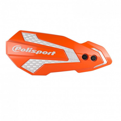 Handguard POLISPORT MX FLOW KTM/HUSQ/SHERCO/GAS GAS ORANGE/WHITE