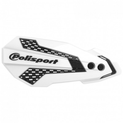 Handguard POLISPORT MX FLOW  HONDA CRF450R/RX 21/22 CRF250R/RX 22 WHITE/BLACK