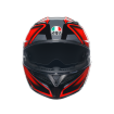 Casca AGV K3 -COMPOUND BLACK/RED thumb
