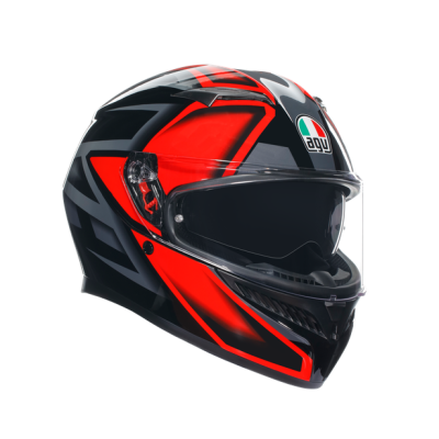 Casca AGV K3 -COMPOUND BLACK/RED Casca AGV K3 -COMPOUND BLACK/RED