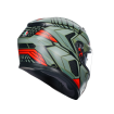 Casca AGV K3 - DECEPT MATT, Negru/Verde/Rosu thumb