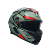 Casca AGV K3 - DECEPT MATT, Negru/Verde/Rosu thumb