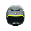 Casca AGV K3 - FORTIFY GREY/BLACK/YELLOW FLUO thumb