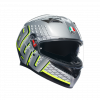 Casca AGV K3 - FORTIFY GREY/BLACK/YELLOW FLUO