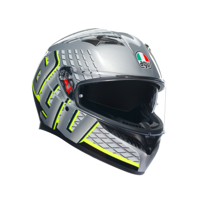 Casca AGV K3 - FORTIFY GREY/BLACK/YELLOW FLUO Casca AGV K3 - FORTIFY GREY/BLACK/YELLOW FLUO