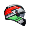 Casca AGV K3 - WING italy, Alb/Rosu/Verde thumb