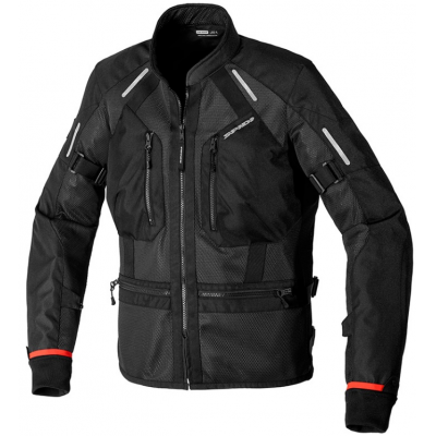 Geaca moto din textil Spidi tech armor, Negru
