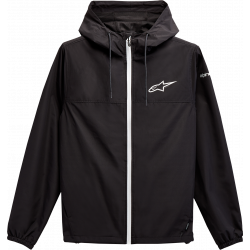 Hanorac moto ALPINESTARS TREQ WINDBREAKER BLACK/WHITE Hanorac moto ALPINESTARS TREQ WINDBREAKER BLACK/WHITE