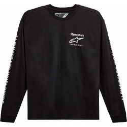 Tricou moto ALPINESTARS TEE LS AUTHENTIC BLACK