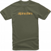 Tricou moto ALPINESTARS TEE HERITAGE GRN/GLD