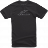 Tricou moto ALPINESTARS TEE WORDMARK BK/GY