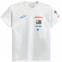 Tricou moto ALPINESTARS TEE H-BLOCK WHITE