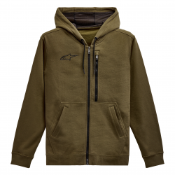 Hanorac moto ALPINESTARS HOODIE ASYM MILITARY Hanorac moto ALPINESTARS HOODIE ASYM MILITARY