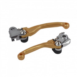 Manete sport POLISPORT SUZUKI RMZ250 2007-22 - GOLD Manete sport POLISPORT SUZUKI RMZ250 2007-22 - GOLD