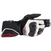 Manusi de piele Alpinestars SP-8 AIR V3, Negru/Alb/Rosu thumb