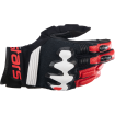Manusi ALPINESTARS HALO BLK/WT/RD thumb